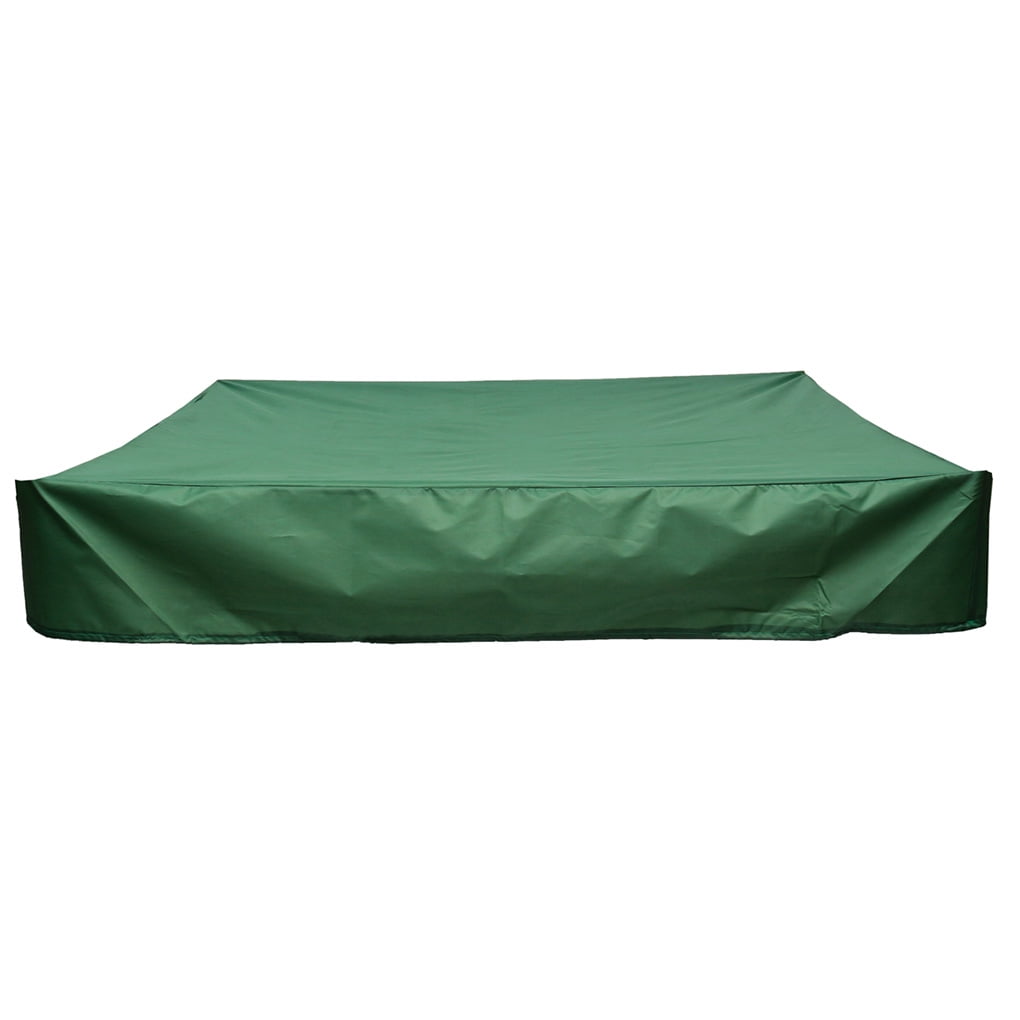 Square Oxford Green Sandbox Sandpit Cover Dustproof Waterproof with   ❤ 