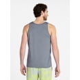 thumbnail image 3 of Athletic Works Men's and Big Men's Stripe Jersey Active Tank Top, Sizes S-3XL, 3 of 5