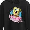 thumbnail image 3 of SpongeBob SquarePants - Spongebob and Jellyfish - Juniors Cropped Pullover Hoodie, 3 of 6