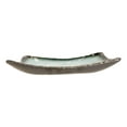 thumbnail image 2 of Pack Of 5 Ceramic Zen Blue Dinner Salad Sushi Entree Curved Platter Plate 10.5"L, 2 of 6