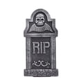 thumbnail image 2 of wirlsweal Halloween Foam Tombstone RIP Horror Multi-styles Spooky Realistic Scene Layout Prank Props Ghost Festival Yard Decor Graveyard Tombstone Party Supplies, 2 of 10
