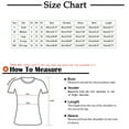 thumbnail image 3 of DPTALR Women's Vintage Drop Sleeves Rainbow Printed Pattern Casual Short Sleeve Tops, 3 of 7