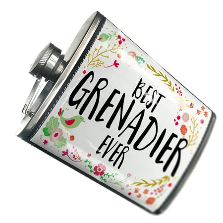 

NEONBLOND Flask Happy Floral Border Grenadier