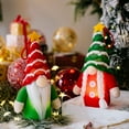 thumbnail image 6 of D-GROEE Gnome Christmas Ornaments with Led Light, 2PCS Xmas Gnomes Plush Doll, Santa Table Ornaments, Lighting Hanging Christmas Tree Decorations Home Decor, 6 of 8
