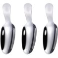 thumbnail image 1 of Queilt 3pcs Short Handle Spoons Mini Salt Spoons Condiments Dessert Tea Coffee Spoons Dessert Sugar Teaspoon for Home Kitchen Silver, 1 of 5