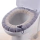 thumbnail image 3 of Almohadillas de cubierta de inodoro gruesas para baño, suaves, de 5 piezas, funda acolchada de fibra elástica cálida y fácil de instalar, 3 of 5