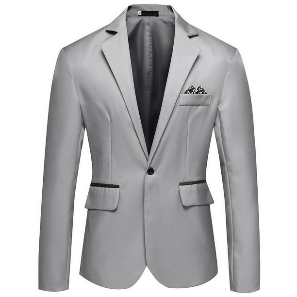 Traje de hombre entallado de un solo pecho, moda juvenil, informal, para banquete de boda, chaqueta