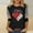 Multicolor#4, variant on Plus Size Tops Long Sleeve,Women Valentine's Day Love Festival Leisure Print Round Neck Three Quarter Sleeve 3/4 Sleeve T-shirt Loose Top Multicolor XXXXL