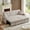 Beige|82 in, variant on Aukfa 77" Sofa Bed 3 Seat Convertible Sleeper Couch for Living Room, 3 Pillows, Linen, Gray