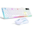 thumbnail image 2 of Gaming Keyboard and Mouse Combo, K1 RGB LED Backlit Keyboard with 104 Key for PC/Laptop(White), 2 of 4