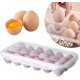 thumbnail image 1 of Refrigerator Plastic Egg Carton Stackable Egg Storage Plastic Egg Storage Box, 1 of 5