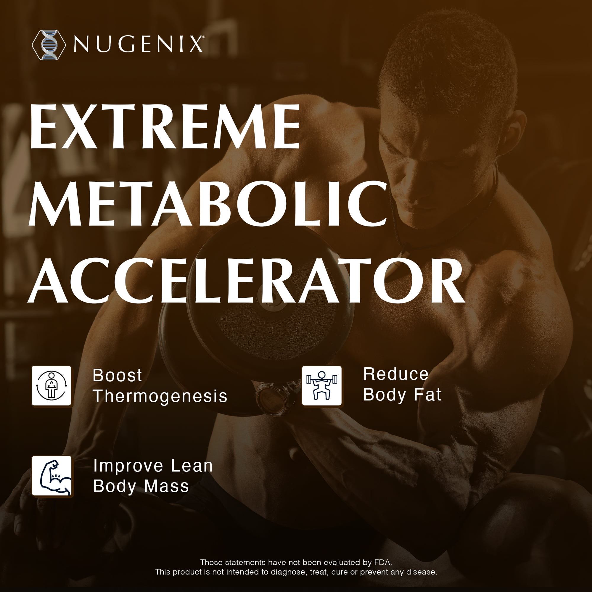 Nugenix Thermo - Thermogenic Fat Burner Supplement Pills for Men, Extreme  Metabolic Accelerator, 60 Count