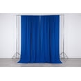 thumbnail image 4 of Solid Poplin Window Curtain or Photography Backdrop 58" Wide - Royal Blue, 4 of 5