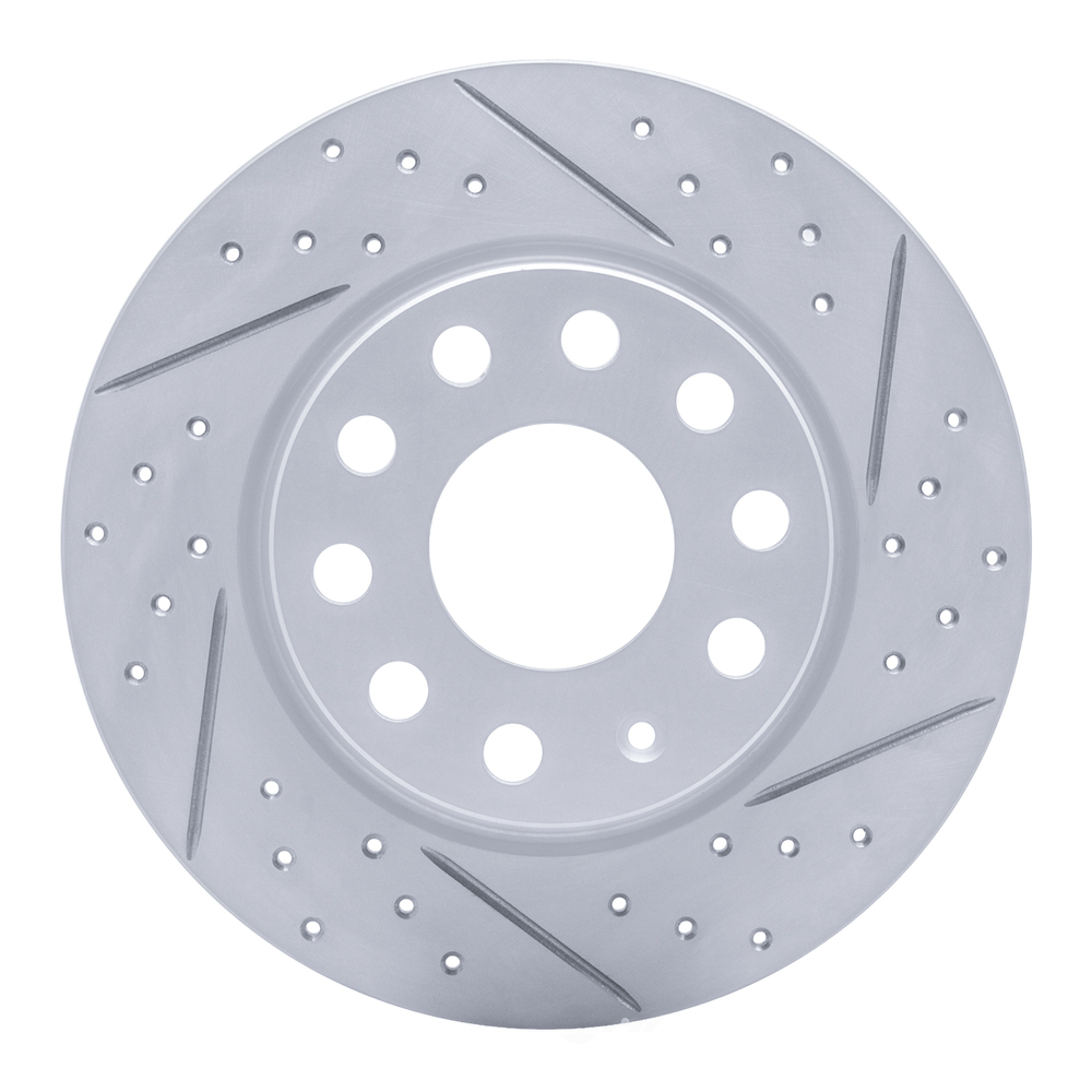 Dynamic Friction Company 830-74059R DFC Geoperformance Rotor - Drilled and Slotted