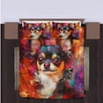 thumbnail image 4 of 3 Pieces Duvet Cover Set Chihuahua Dog 3D Print Bedding 1 Duvet Cover 2 Pillowcases Natural Animals Comforter Sets Soft Breathable for Boys Girls Children q3yhMy, 4 of 5