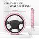 thumbnail image 3 of Fotbe Pink bows Funda para Volante Universal de 15 pulgadas, Accesorios para Auto para Hombre y Mujer, Protector de Volante Cómodo para SUV y Sedán, 3 of 6