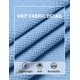 thumbnail image 5 of Camiseta COOFANDY de punto casual de manga corta para hombre, azul claro, 5 of 9