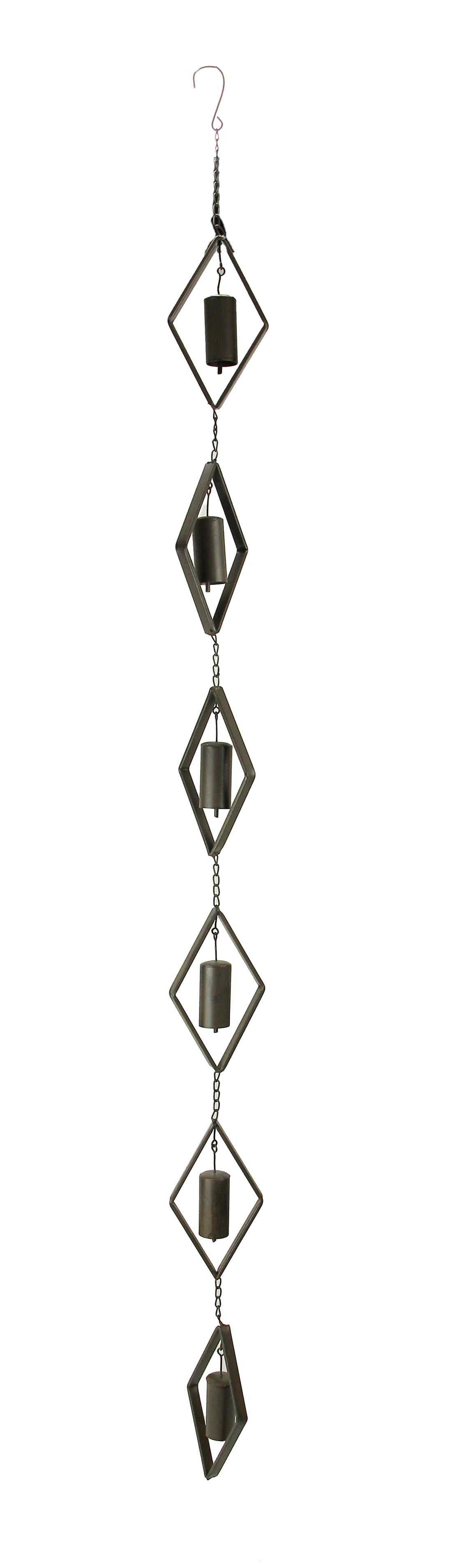 Mayrich Company Brown Metal Art Curvy Wind Chimes Rain Chain Diamond   5215654a A819 4f72 8eb6 32675017fdbd.7850163cbc0810048a6040f29db07865 