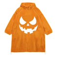 thumbnail image 5 of WOYY Kids Cozy Pumpkin Onesie Warm Flannel Pajama Sleepwear Hooded Jumpsuit, Sizes 5-15, 5 of 5