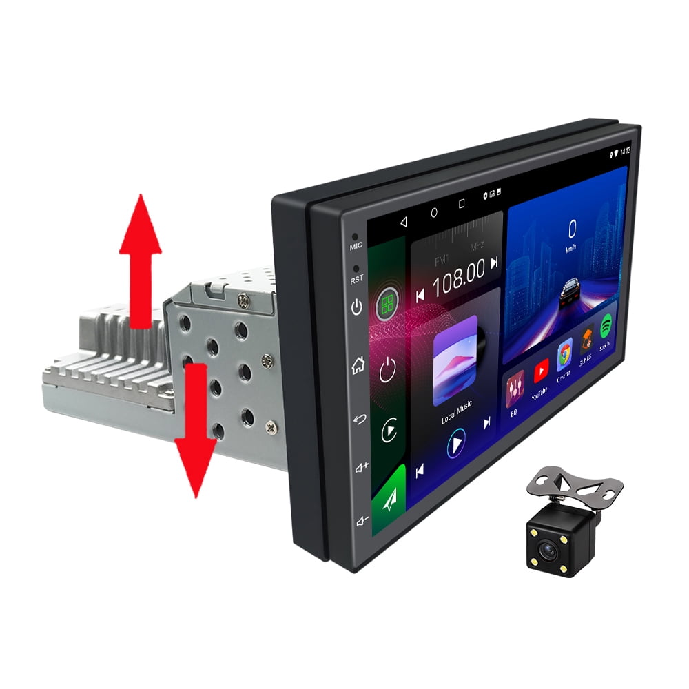 JMANCE Car Stereo with Bluetooth GPS Navigation for Car Nissan Single