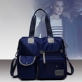 thumbnail image 4 of Bolso de hombro de nailon para mujer BANYUO Bandolera multifuncional de gran capacidad resistente al agua, 4 of 4