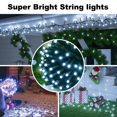 thumbnail image 2 of 2Pack Plug-in White String Lights, 33Ft 100 LED Super Bright, 8 Modes & Memory Function, IP44 Waterproof, UL Certified, Connectable for Indoor Outdoor Christmas Decor, 2 of 7