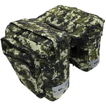 Masteelf Trunk Bag Camouflage Luggage Pannier Saddle for Cycling Green
