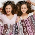 thumbnail image 3 of Best Friend Birthday Gifts, Bestie Gifts for Women, Friendship Present, Soul Sister Gifts Ideas Blanket, 3 of 7