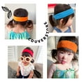 thumbnail image 5 of Couver Baby Infant Terry Solid Color Headband/Terry Cloth Head Band - 4pieces, Red, 5 of 8