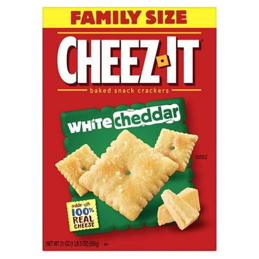2 Pack - Cheez-It White Cheddar Cheese Crackers - 21 oz Packaging may vary