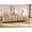 Oak, variant on WAMPAT Multifunctional Sideboard Buffet Cabinets, Modern Sideboard with 2 Large Storage Cabinet and Metal Legs, Coffee Bar Storage Cabinet for Living Room, Kitchen, Oak