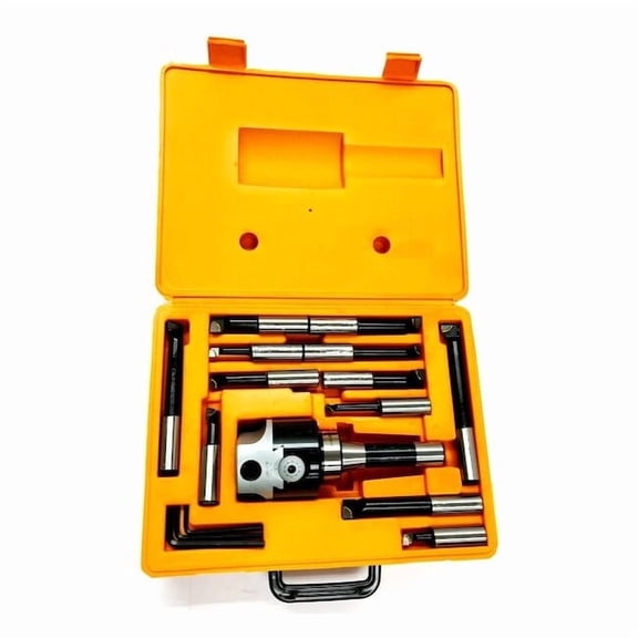 Hhip Boring Tool Set,w/3" Head R8 Shank 1001-0107