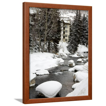 Gore Creek, Vail Ski Resort, Rocky Mountains, Colorado, United States of America, North America Framed Print Wall Art By Richard