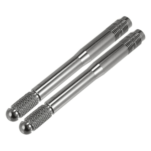 2pcs Stainless Steel Wheel Hangers Alignment Pin Tire Studs Tool M12x1.25 Titanium Tone for Car