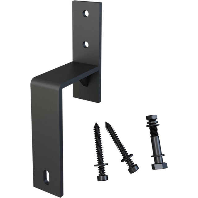 Soporte de montaje Stone Harbor Hardware Black Matte Flat Track