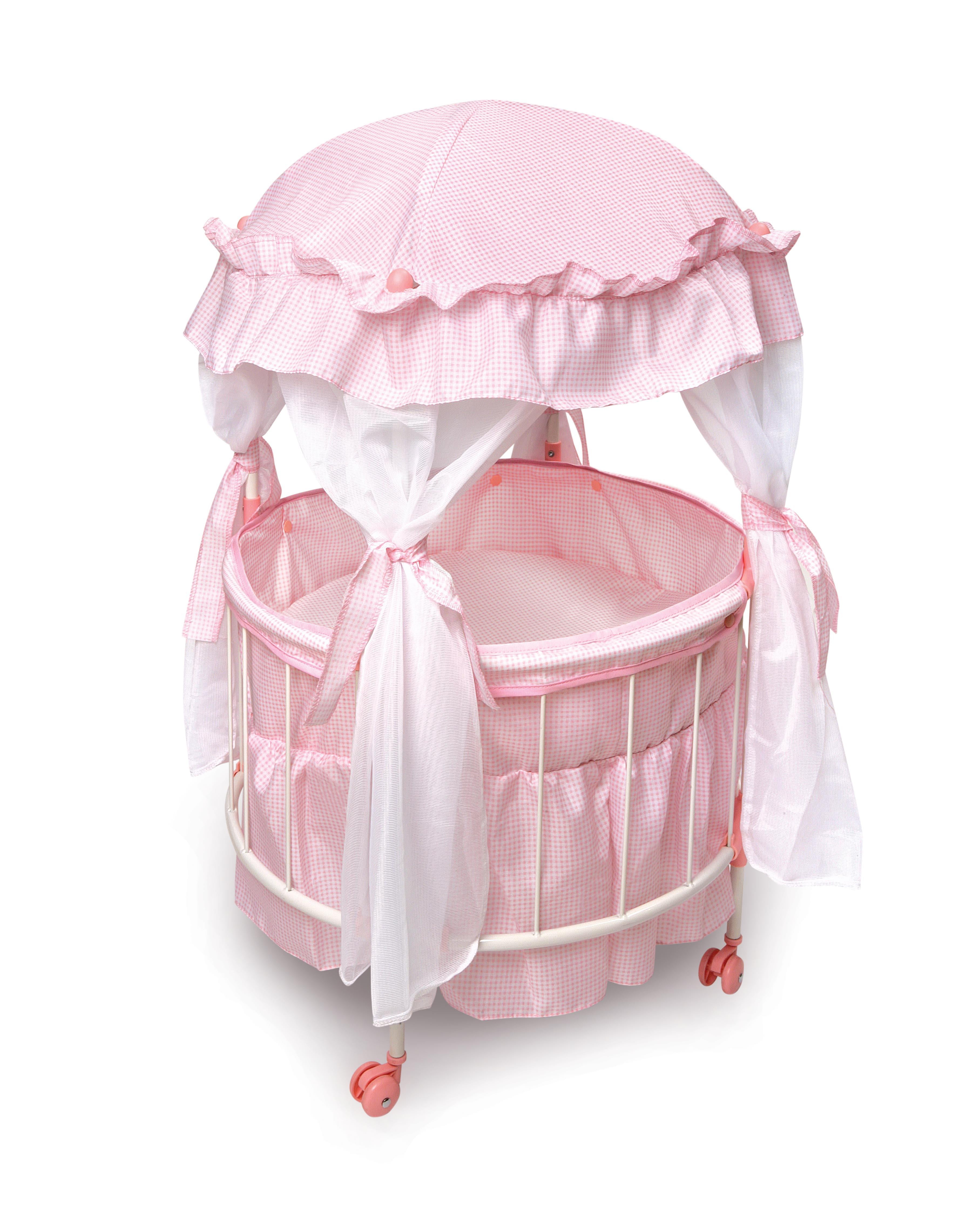 baby doll crib and highchair