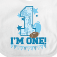 thumbnail image 4 of Inktastic I'm One (football) Boys or Girls Baby Bib, 4 of 4