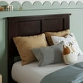 thumbnail image 5 of AFI Charlotte Twin Solid Wood Low Profile Platform Bed with Matching Footboard, Espresso, 5 of 13