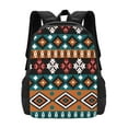 thumbnail image 1 of DouZhe Lightweight Backpack, Bohemian Ethnic Tribal Style Prints Travel Outdoor Hiking Bag School Bookbag Casual Daypack Backpacks for Women Men, 1 of 7