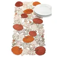 thumbnail image 1 of Elrene Pumpkin Farm Cutwork All-Over Fabric Centerpiece, 1 of 1