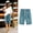 🔥 Green, variant on USSUMA Womens Printed Plus-Size Linen Shorts Loose Pattern High Waist Pull-On Elastic Waist Breathable Cotton-Linen Blend with Functional Pockets for Summer Lounge Travel Casual, Plus Size, Summer