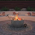 thumbnail image 6 of COSCO Outdoor 25" Geo Wood Burning Fire Pit with Rain Cover and Accessories, Ceramic, Gray, 6 of 12