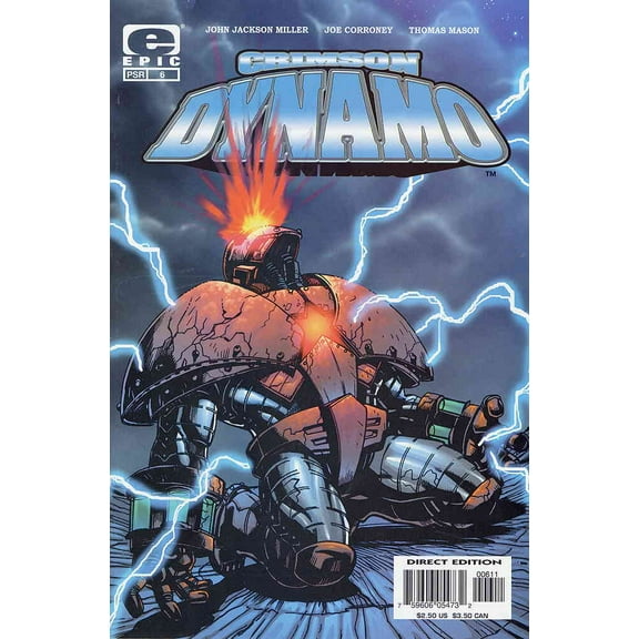 Crimson Dynamo #6 (with card) VF ; Epic Comic Book