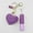 Purple, variant on Diamond set love 5ml perfume sub bottle key chain, portable perfume bottle key chain