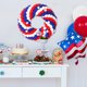 thumbnail image 1 of Garlands For The Fourth Of July Hanging Door Signs Independence Day Decorations For USA Apply To Wall Front Porches For Outdoor Farmhouses, 1 of 6