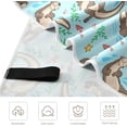 thumbnail image 3 of SKYSONIC Beach Towels 30"x60", Cute Otters Starfish Camping Towels Sand Free Beach Towel, Large Beach Towels Quick Dry Bath Travel Towels Pool Yoga Beach Mat for Men Women, 3 of 7