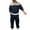 01 Navy, variant on YueHuiYing Men's Hooded Athletic Tracksuit Sweatsuit Long Sleeve Full-Zip Jogging Sweatpants 2 Piece Patchwork Sportsuits