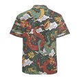 thumbnail image 3 of High Quality Hawaiian Shirts for Men Short Sleeve Aloha Beach Shirt Floral Summer Casual Button Down Shirts Blouses 5ML7JK, 3 of 7