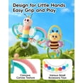 thumbnail image 3 of Sonajeros y Anillos de Peluche Jollybaby Mariposa para 0-12 Meses, 3 of 7