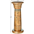 thumbnail image 4 of Design Toscano Piédestal d'Or des Rois Égyptiens Colonne Sculpturale, Pleine Couleur, 4 of 5